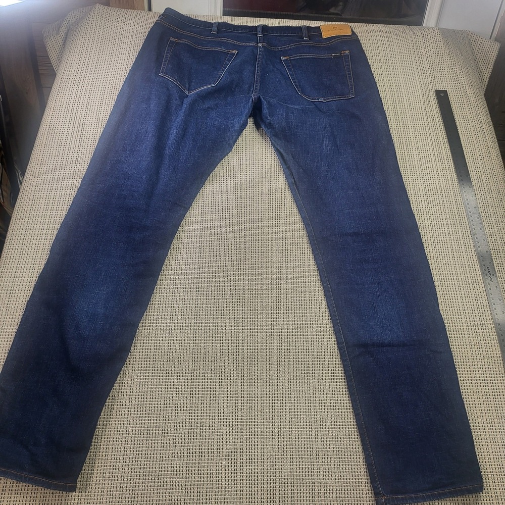 PS Paul Smith Jeans Mens 36 Blue Straight Dark Wash Stretch Denim 301Z/F20004 - Picture 5 of 9